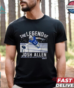 The Legend Of Josh Allen First QB With Pass Rush And Receiving TD’s In The Same Game Buffalo Bills t shirt