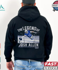 The Legend Of Josh Allen First QB With Pass Rush And Receiving TD’s In The Same Game Buffalo Bills t shirt