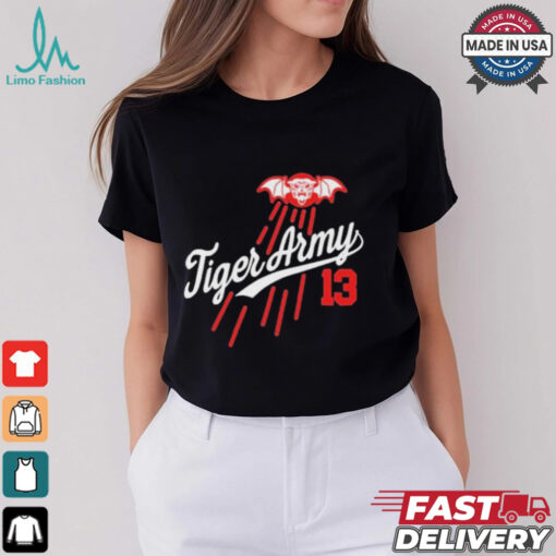 Tiger Army LA Never Die Los Angeles Dodgers T shirt