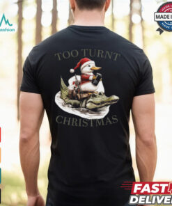 Too Turnt Baby Girl Christmas Shirt - A playful and festive T-shirt with a fun, bold design, perfect for adding some extra cheer and personality to your holiday season. Ideal for those who love a lively and spirited Christmas look.