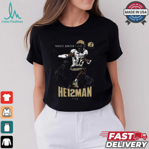 Travis Hunter Heisman HE12MAN Winner Unisex T Shirt
