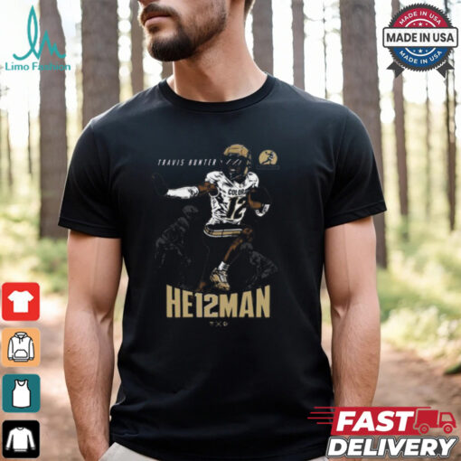 Travis Hunter Heisman HE12MAN Winner Unisex T Shirt