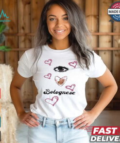 Trisha Paytas Hacmon Baby Blue Bolognese t shirt