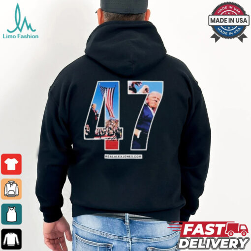 Trump 47 Fighting Shooting T shirt