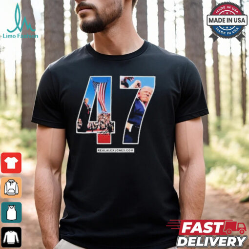 Trump 47 Fighting Shooting T shirt