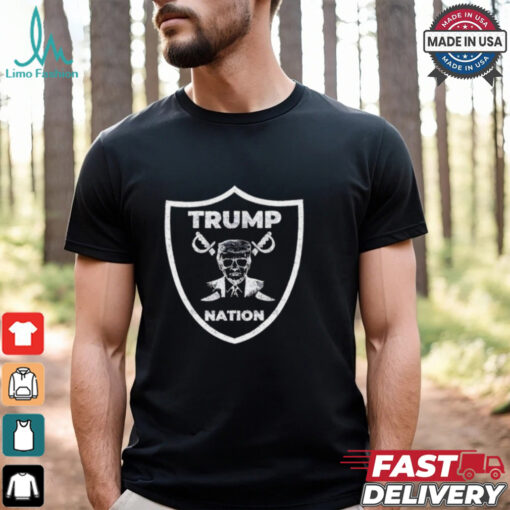 Trump Nation Las Vegas Raiders logo shirt