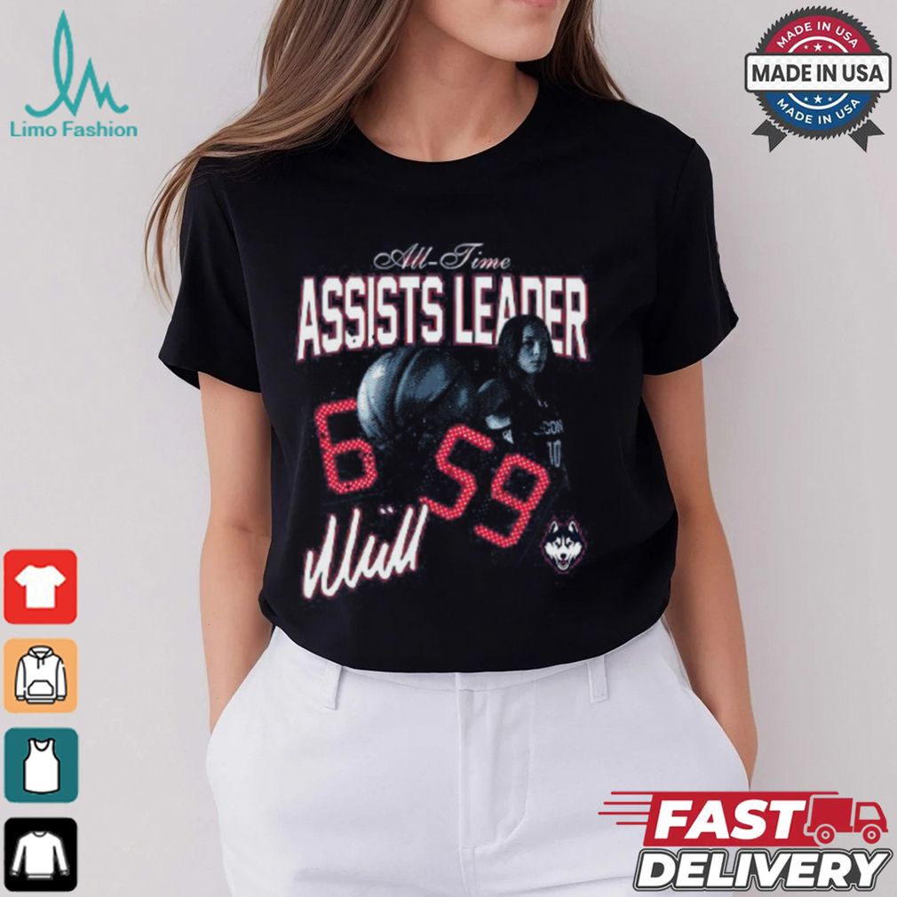 UConn Huskies Nika Muhl All Time Assists Leader Shirt UConn Huskies Nika Muhl All Time Assists Leader Shirt
