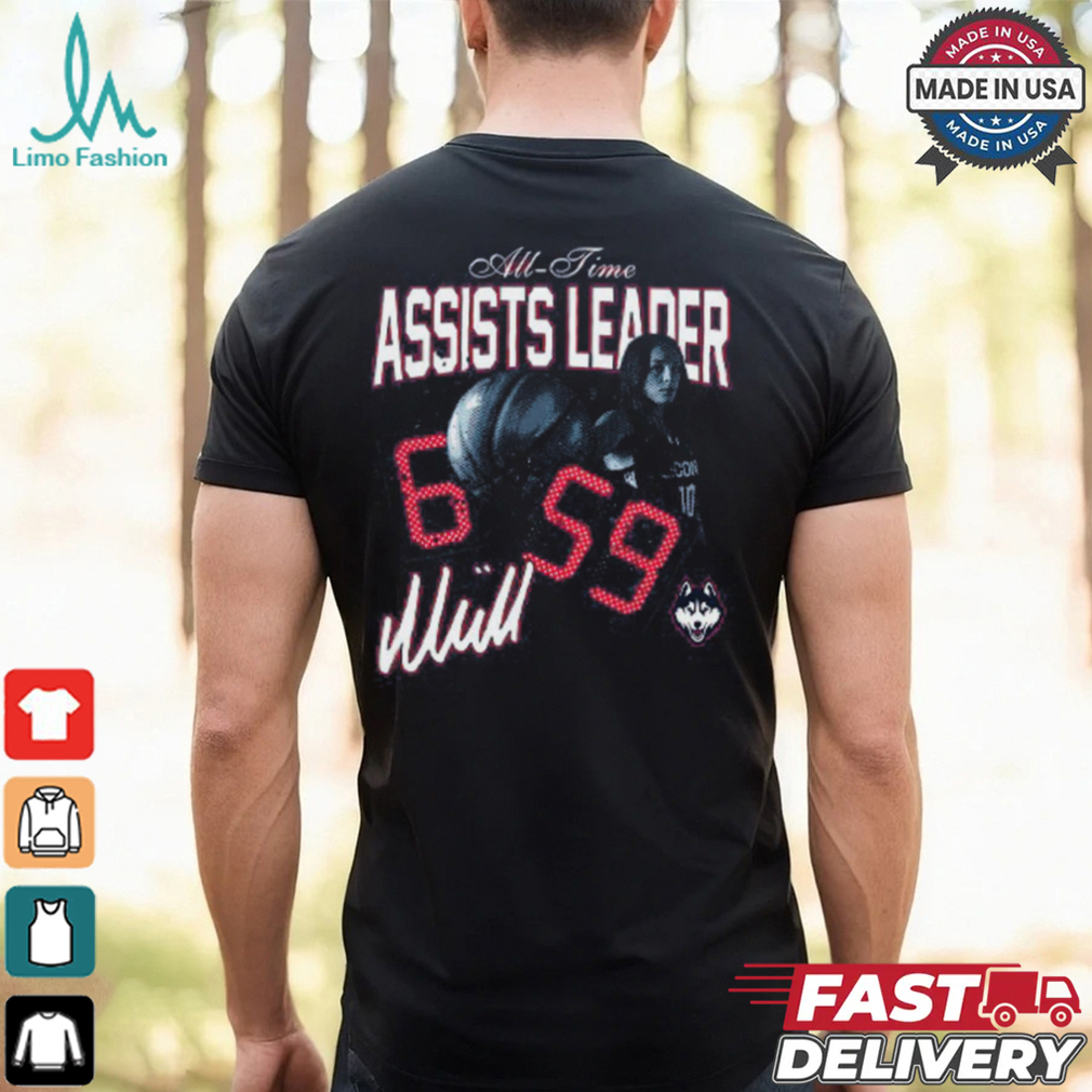 UConn Huskies Nika Muhl All Time Assists Leader Shirt UConn Huskies Nika Muhl All Time Assists Leader Shirt