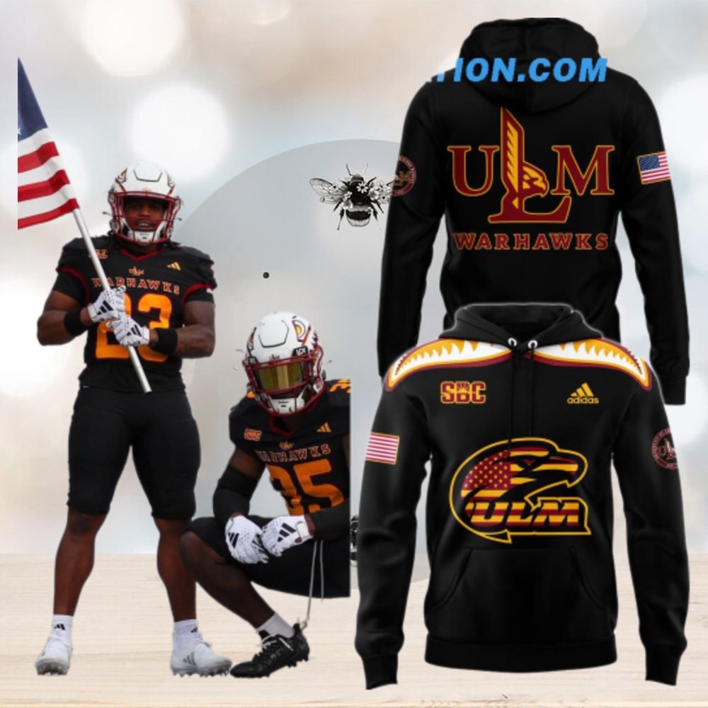 ULM Football 2024 Salute to Service Hoodie ULM Football 2024 Salute to Service Hoodie