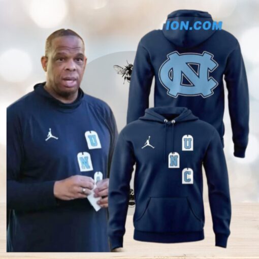 UNC Basketball Coach Hubert Davis New Hoodie