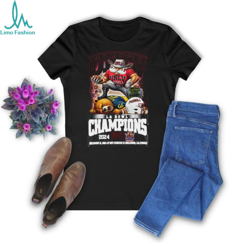 UNLV Rebels LA Bowl Champs 2024 Fan Celebration Hoodie T Shirt UNLV Rebels LA Bowl Champs 2024 Fan Celebration Hoodie T Shirt