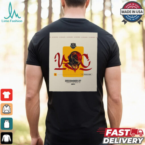 USC Trojans Vs Texas A&M LV Bowl Aggies December 27 Las Vegas NV Poster t shirt