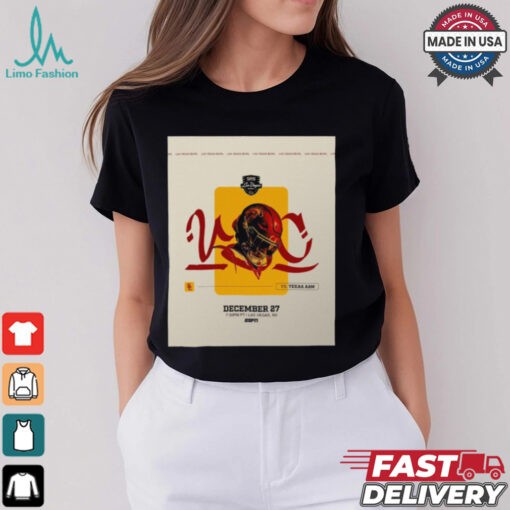 USC Trojans Vs Texas A&M LV Bowl Aggies December 27 Las Vegas NV Poster t shirt