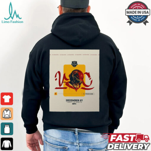 USC Trojans Vs Texas A&M LV Bowl Aggies December 27 Las Vegas NV Poster t shirt