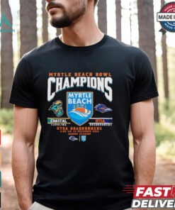 UTSA Roadrunners Celebrations Of Myrtle Beach Bowl Champion Dec 23 2024 Brooks Stadium Shirt