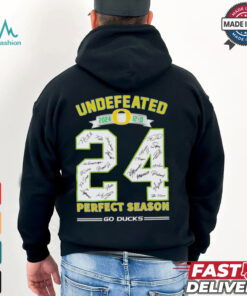 Undefeated 2024 12 0 Oregon Ducks perfect season go Ducks shirt