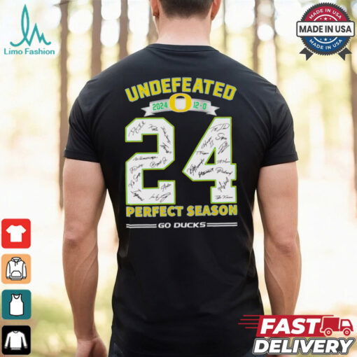 Undefeated 2024 12 0 Oregon Ducks perfect season go Ducks shirt