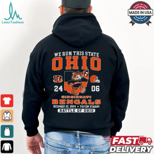 We Run This State Ohio Cincinnati Bengals Mascot 2024 T Shirt