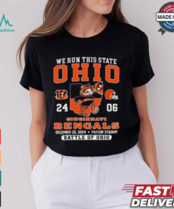 We Run This State Ohio Cincinnati Bengals Mascot 2024 T Shirt