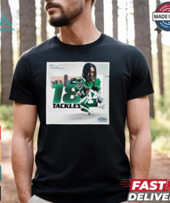 Week 14 New York Jets At Miami Dolphins Jamien Sherwood 18 Tackles Signature Poster t shirt