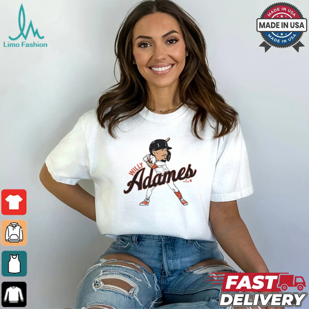 Willy Adames San Francisco Giants Caricature T Shirt Willy Adames San Francisco Giants Caricature T Shirt
