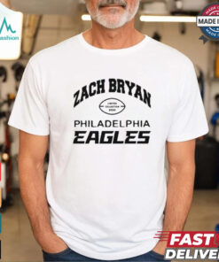 Zach Bryan Philadelphia Eagles Collection 2024 Football T Shirts