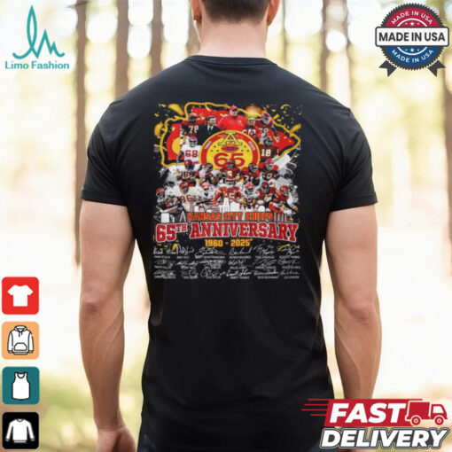 kansas City Chiefs 65th Anniversary 1960 2025 Shirt