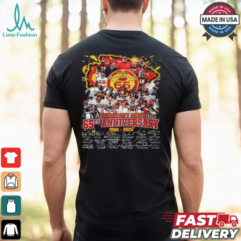 kansas City Chiefs 65th Anniversary 1960 2025 Shirt kansas City Chiefs 65th Anniversary 1960 2025 Shirt