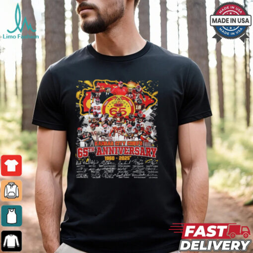 kansas City Chiefs 65th Anniversary 1960 2025 Shirt