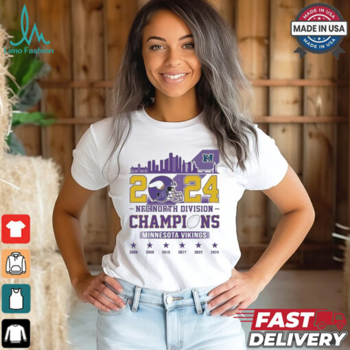 2024 NFC North Division Champions Minnesota Vikings 2008 2024 Shirt