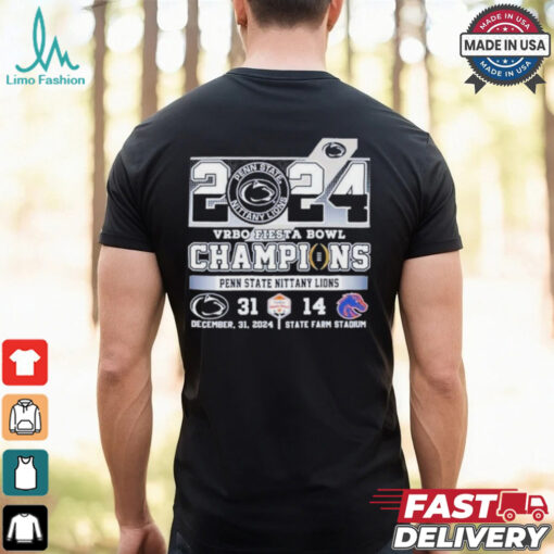 2024 VRBO Fiesta Bowl Champions Nittany Lions 31 14 Shirt