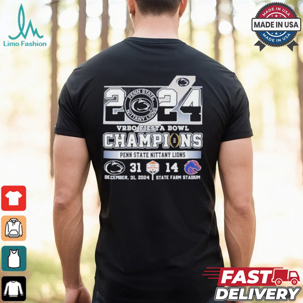 2024 VRBO Fiesta Bowl Champions Nittany Lions 31 14 Shirt 2024 VRBO Fiesta Bowl Champions Nittany Lions 31 14 Shirt