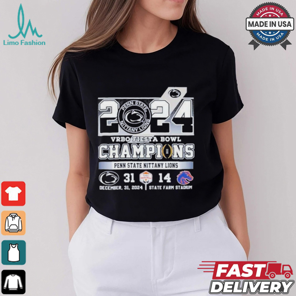 2024 VRBO Fiesta Bowl Champions Nittany Lions 31 14 Shirt 2024 VRBO Fiesta Bowl Champions Nittany Lions 31 14 Shirt