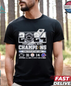 2024 VRBO Fiesta Bowl Champions Nittany Lions 31 14 Shirt
