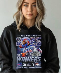 AFC Wild Card 2025 Winners Buffalo Bills Beat Denver Broncos T Shirt
