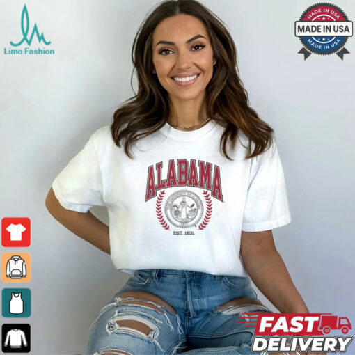 Alabama Crimson Tide Team Crest T Shirt