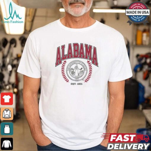 Alabama Crimson Tide Team Crest T Shirt