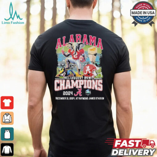 Alabama Reliaquest Bowl Champions 2024 Mascot Shirt