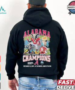 Alabama Reliaquest Bowl Champions 2024 Mascot Shirt