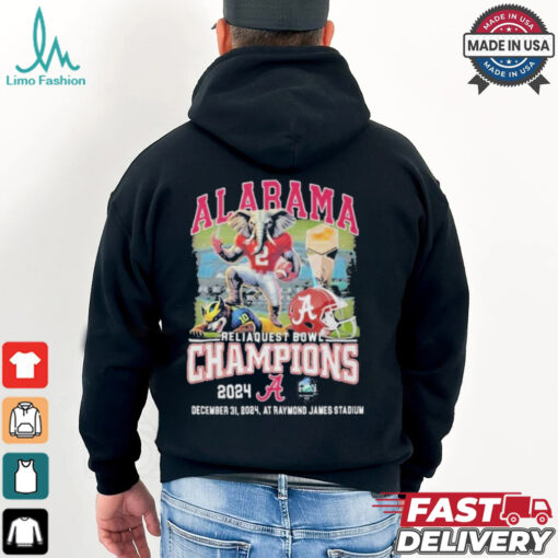 Alabama Reliaquest Bowl Champions 2024 Mascot Shirt