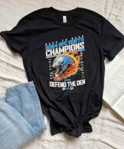 Back To Back 2024 NFC North Champions Detroit Lions Defend The Den Shirt