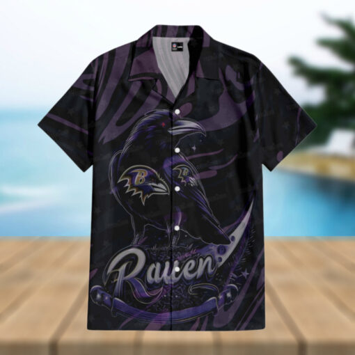 Baltimore Ravens Avian Elegance Hawaiian Shirt