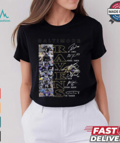 Baltimore Ravens NFL Players Signatures 2025 Shirt