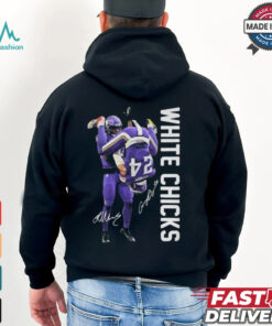 Baltimore Ravens White Chicks Signatures T Shirts