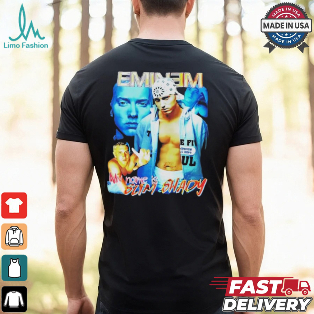 Bbnomula Wearing Eminem My Name Is Slim Shady T Shirt Bbnomula Wearing Eminem My Name Is Slim Shady T Shirt
