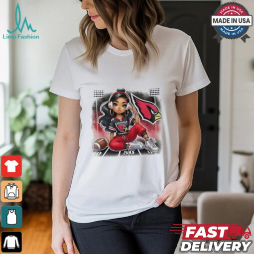 Beautiful girl Arizona Cardinals Football shirt