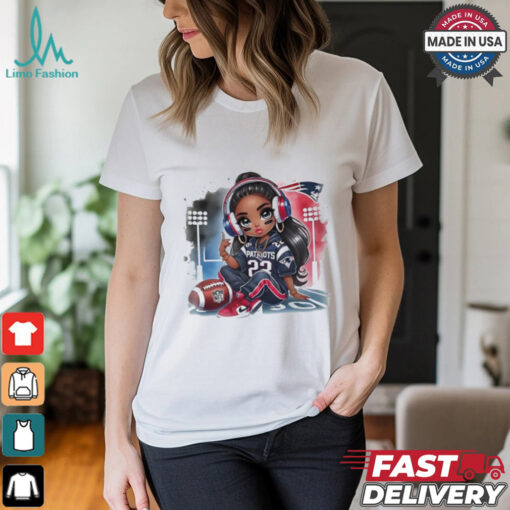 Beautiful girl New England Patriots Football shirt