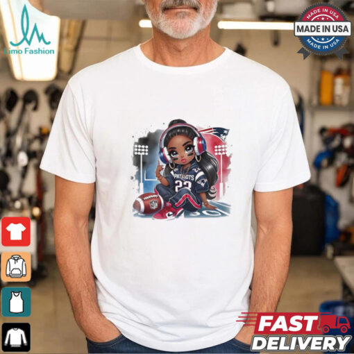 Beautiful girl New England Patriots Football shirt