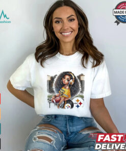 Beautiful girl Pittsburgh Steelers Football shirt