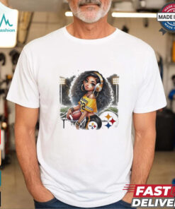 Beautiful girl Pittsburgh Steelers Football shirt